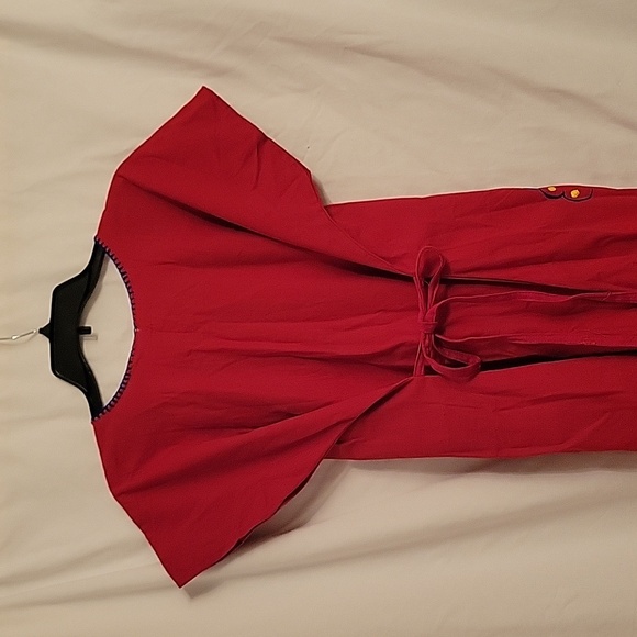 VINTAGE EMBROIDERED FLOWERS DRESS - Picture 3 of 6